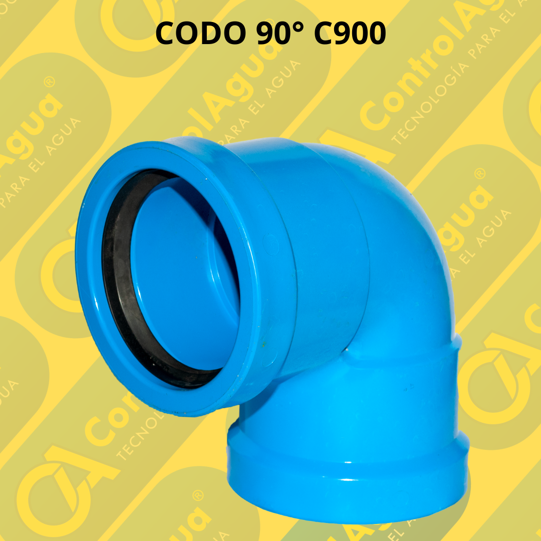 CODO 90° EN PVC RED CONTRA INCENDIOS C900