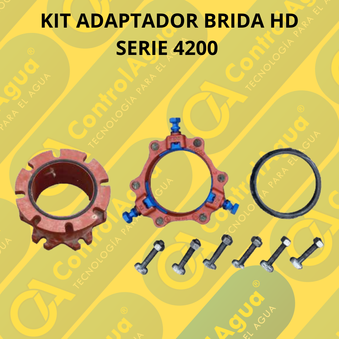 KIT ADAPTADOR BRIDA SERIE 4200 (TUBO PVC A ACERO IPS)