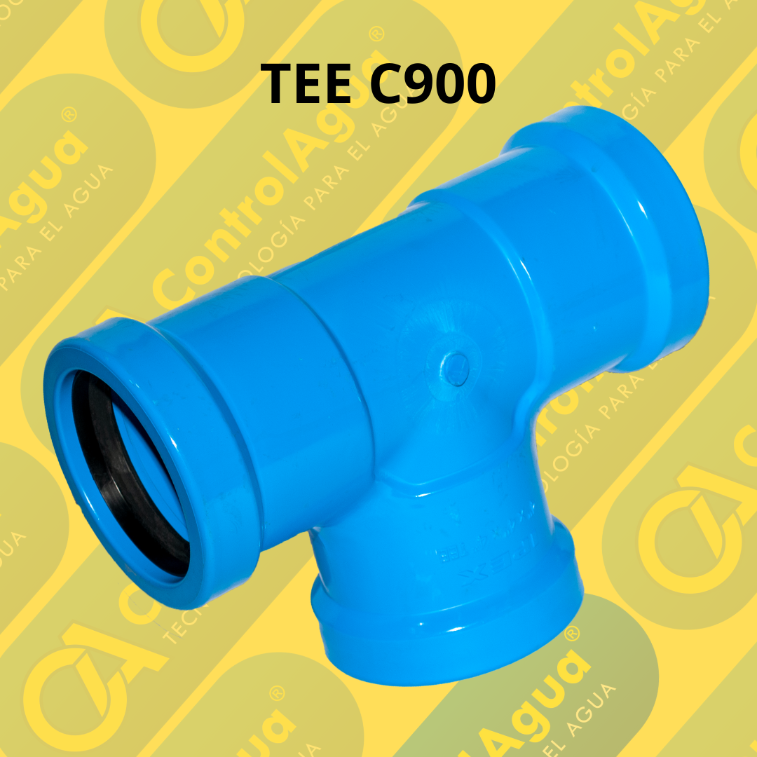 TEE CXC EN PVC RED CONTRA INCENDIOS C900