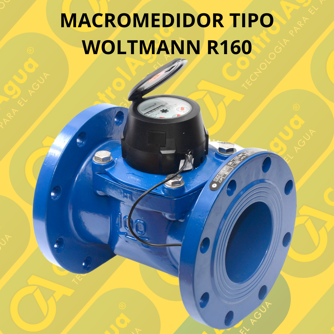 Macromedidor Tipo Woltmann R160 (8" A 12")